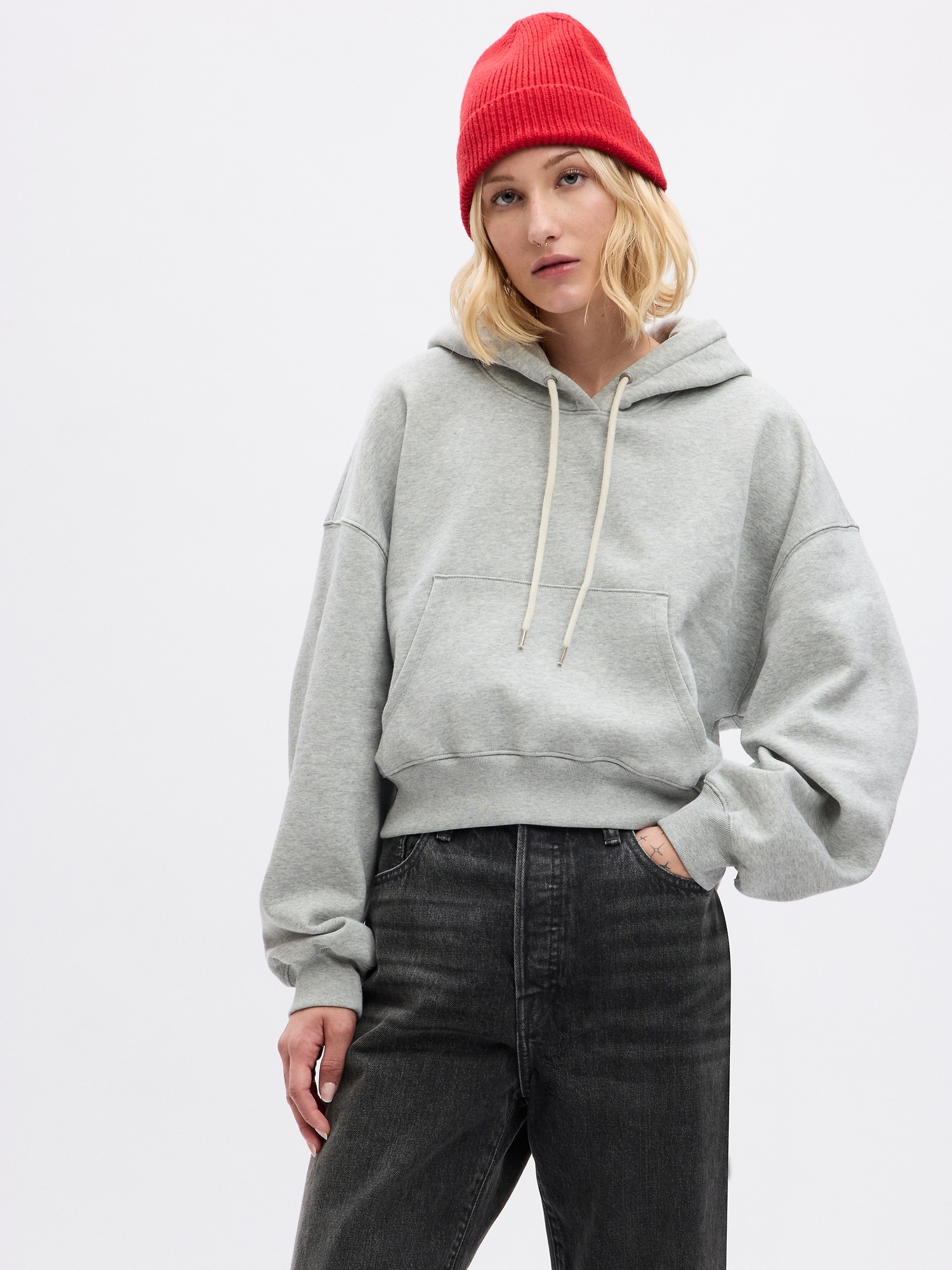 Gap Vintage Soft Cropped Hoodie