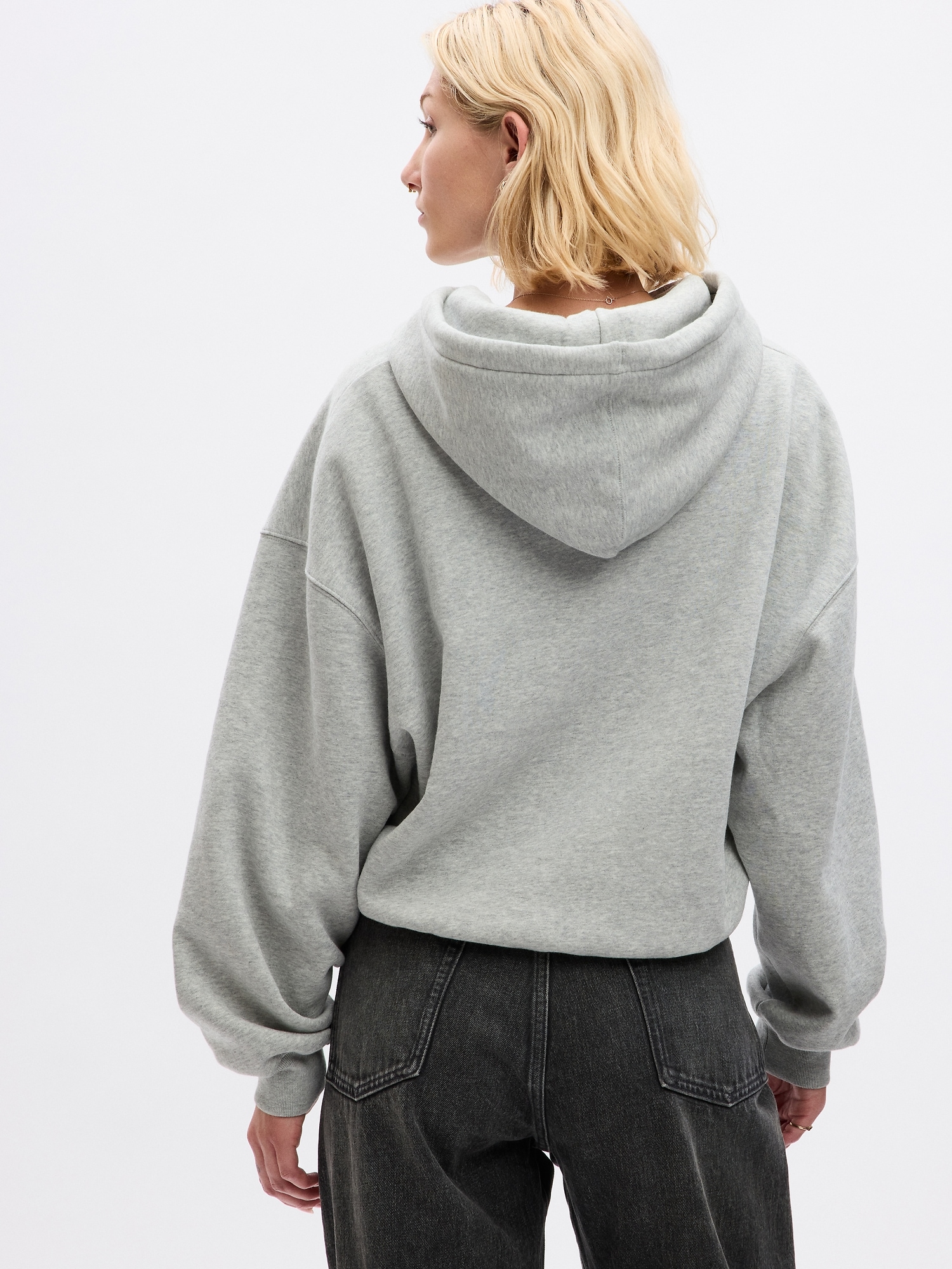 Vintage Soft Cropped Hoodie Gap