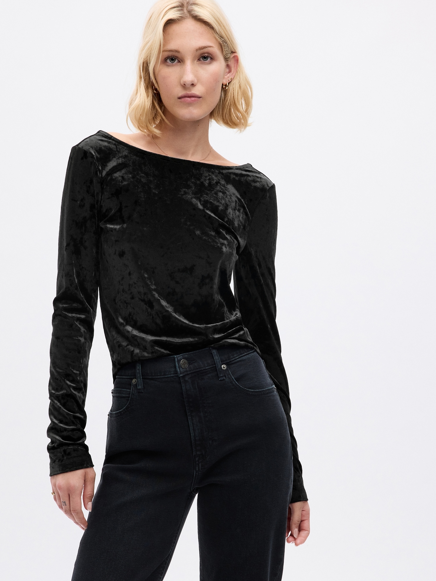 Velvet Shirt | Women Gap