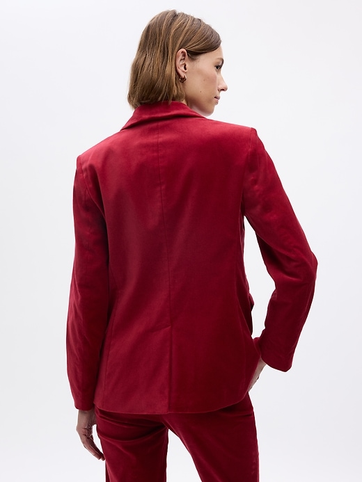 Image number 2 showing, Velvet Blazer