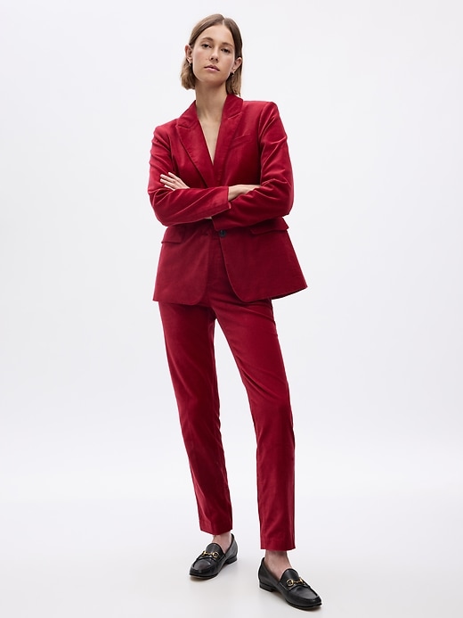 Image number 1 showing, Velvet Blazer