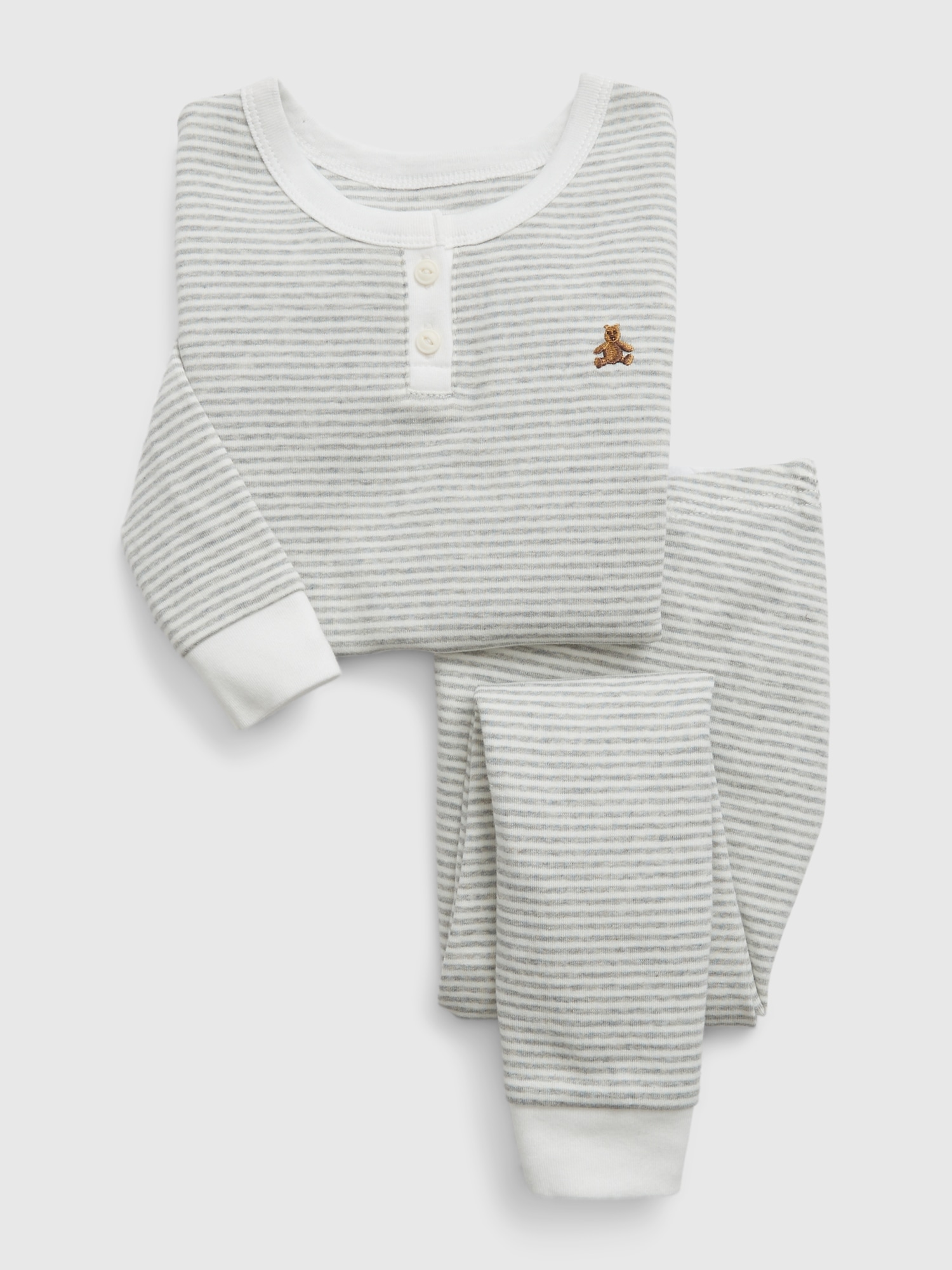 babyGap Organic Cotton Henley PJ Set