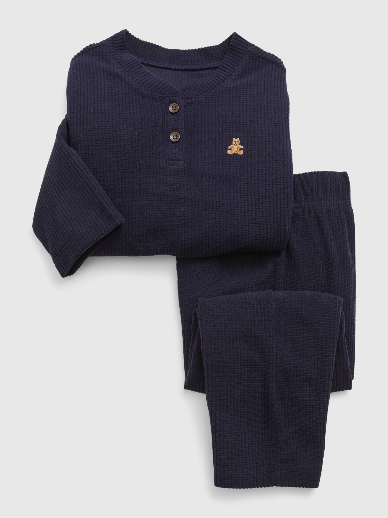 babyGap Recycled Waffle PJ Set