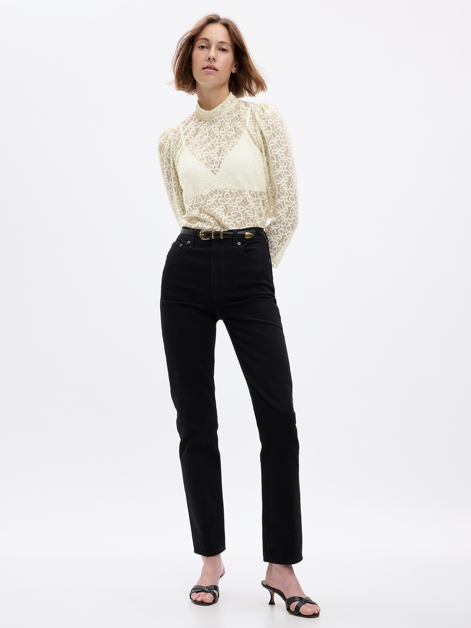 Gap Crochet Lace Top