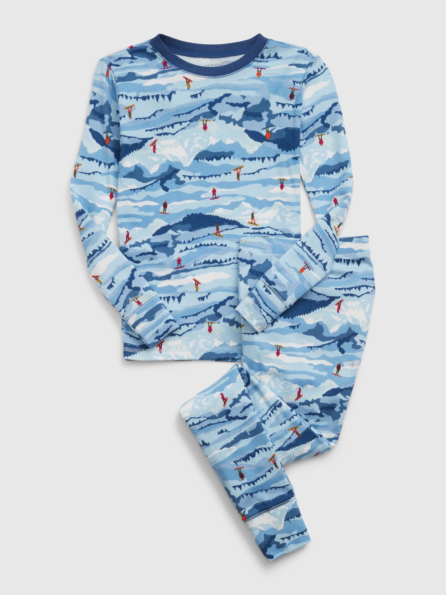 Kids Organic Cotton Holiday PJ Set Gap