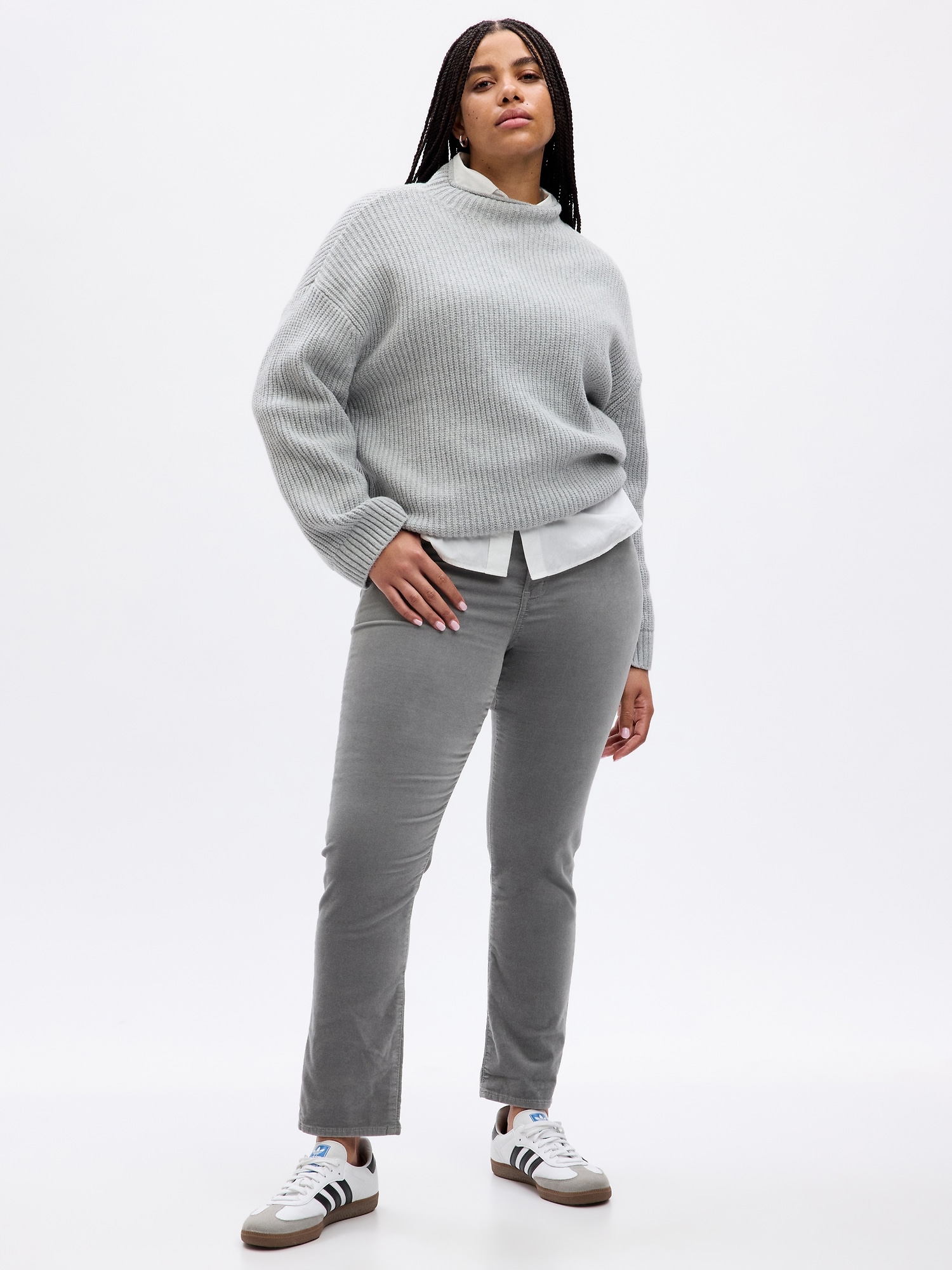 High Rise Velvet Vintage Slim Pants Gap