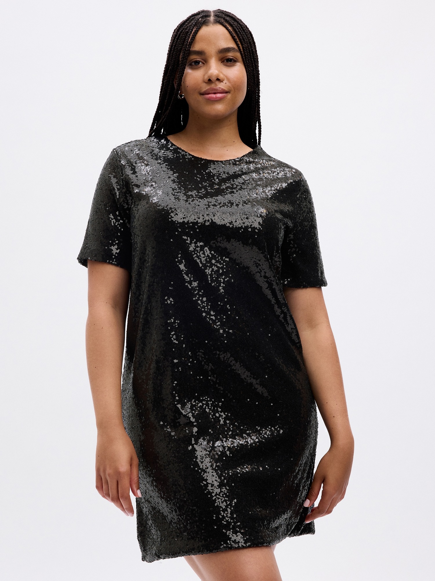 sequin mini dress