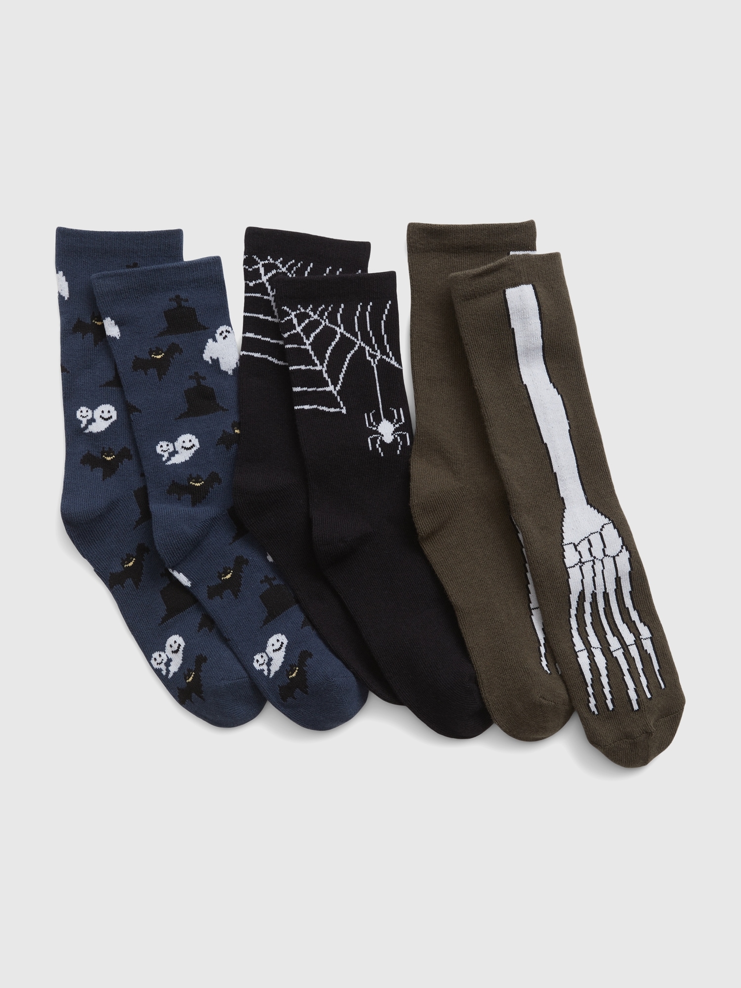 Kids Halloween Crew Socks (3-Pack) | Gap