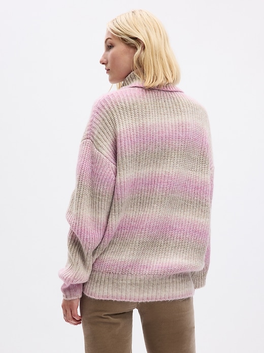 Image number 2 showing, Shaker-Stitch Turtleneck Sweater