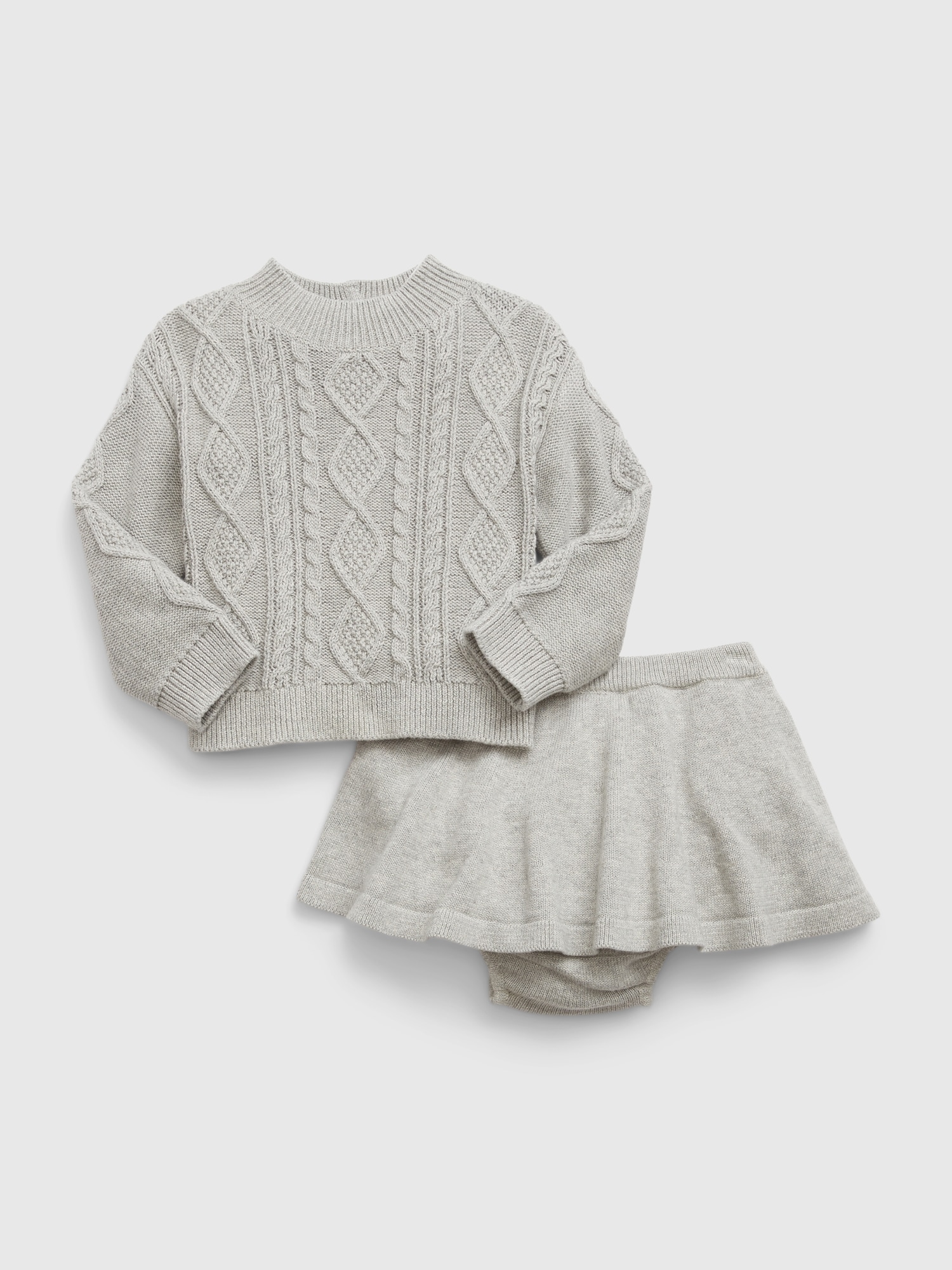 Baby Cable-Knit Outfit Set
