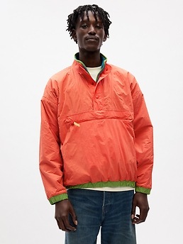 Gap Re-Issue × Sean Wotherspoon Recycled Reversible Half-Zip Pullover Blue/Multi
