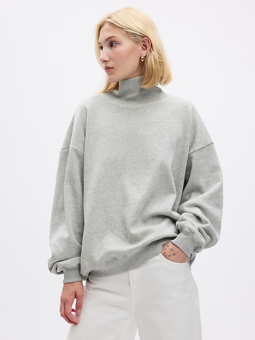 Image number 3 showing, Vintage Soft Turtleneck Sweatshirt