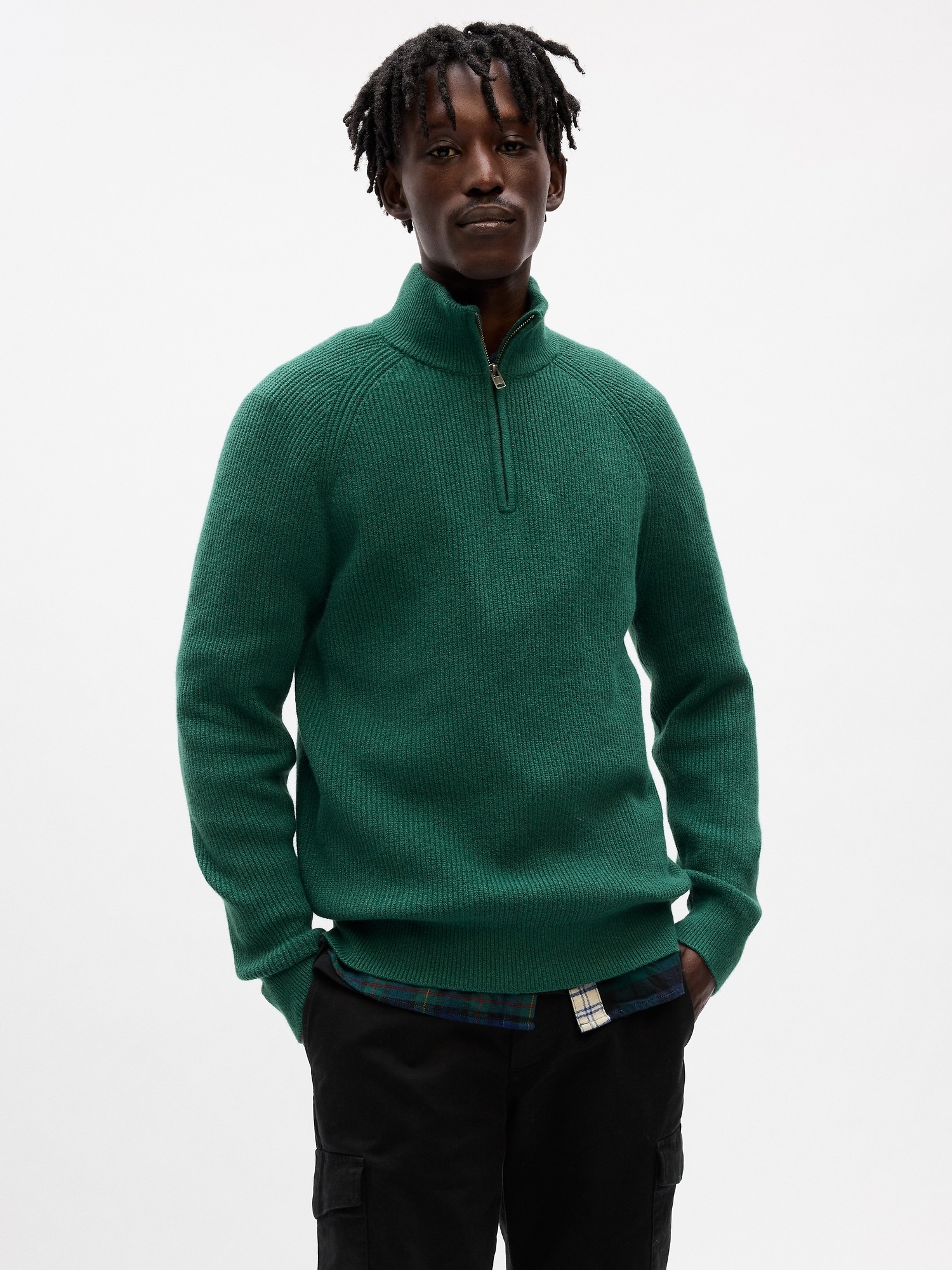 Quarter clearance zipper sweater