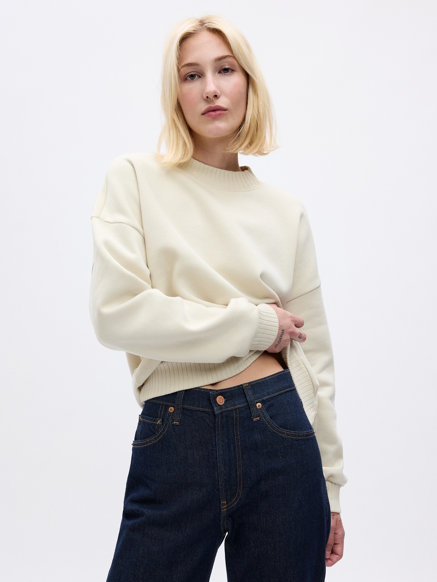 Gap Vintage Soft Mockneck Pullover