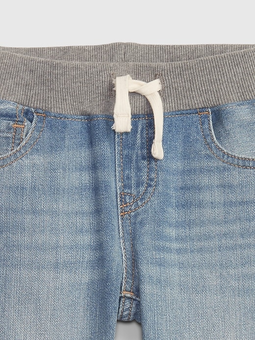Image number 3 showing, Baby & Toddler Pull-On Slim Jeans