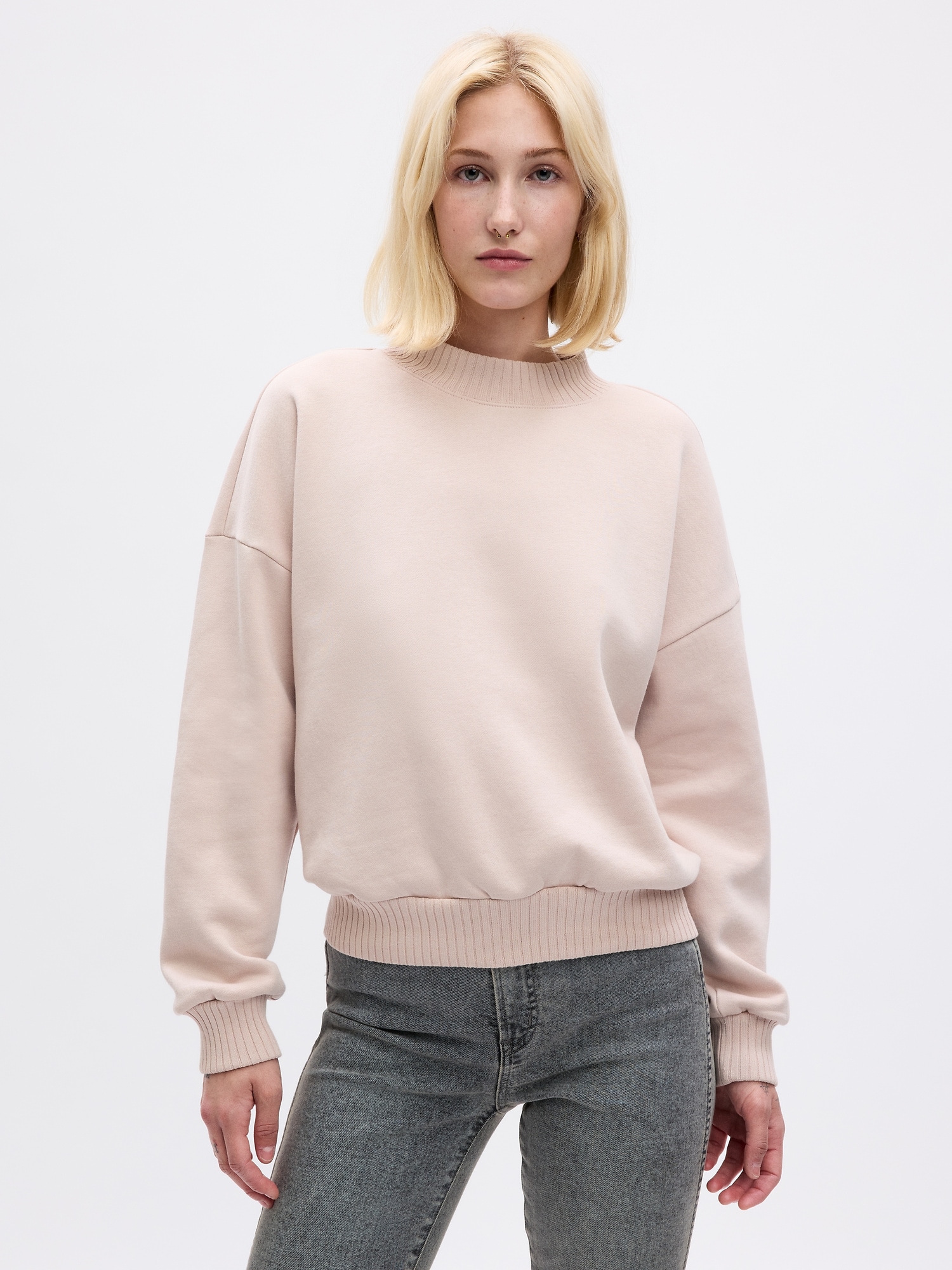 Vintage Soft Mockneck Pullover