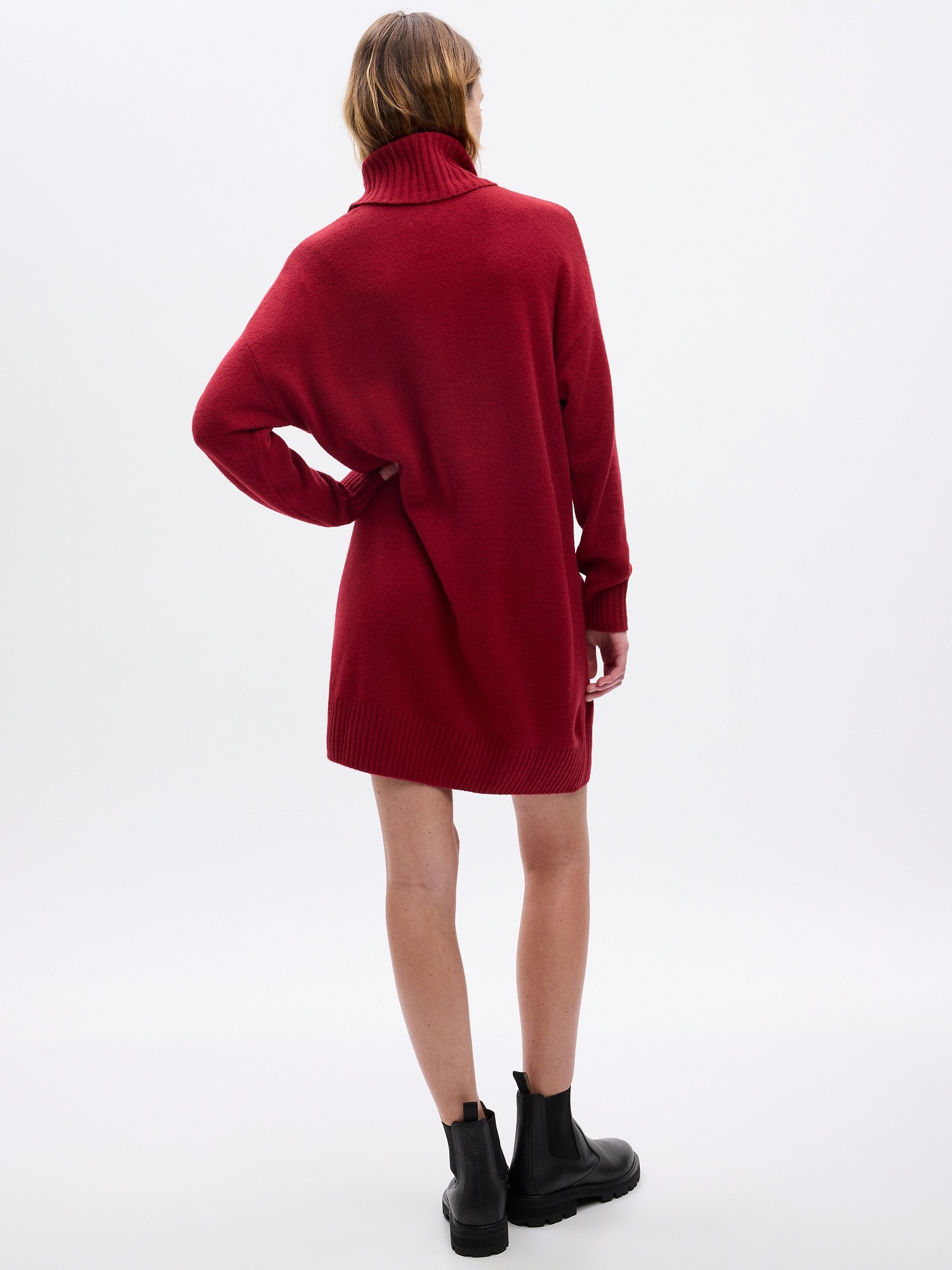 CashSoft Turtleneck Mini Sweater Dress | Gap