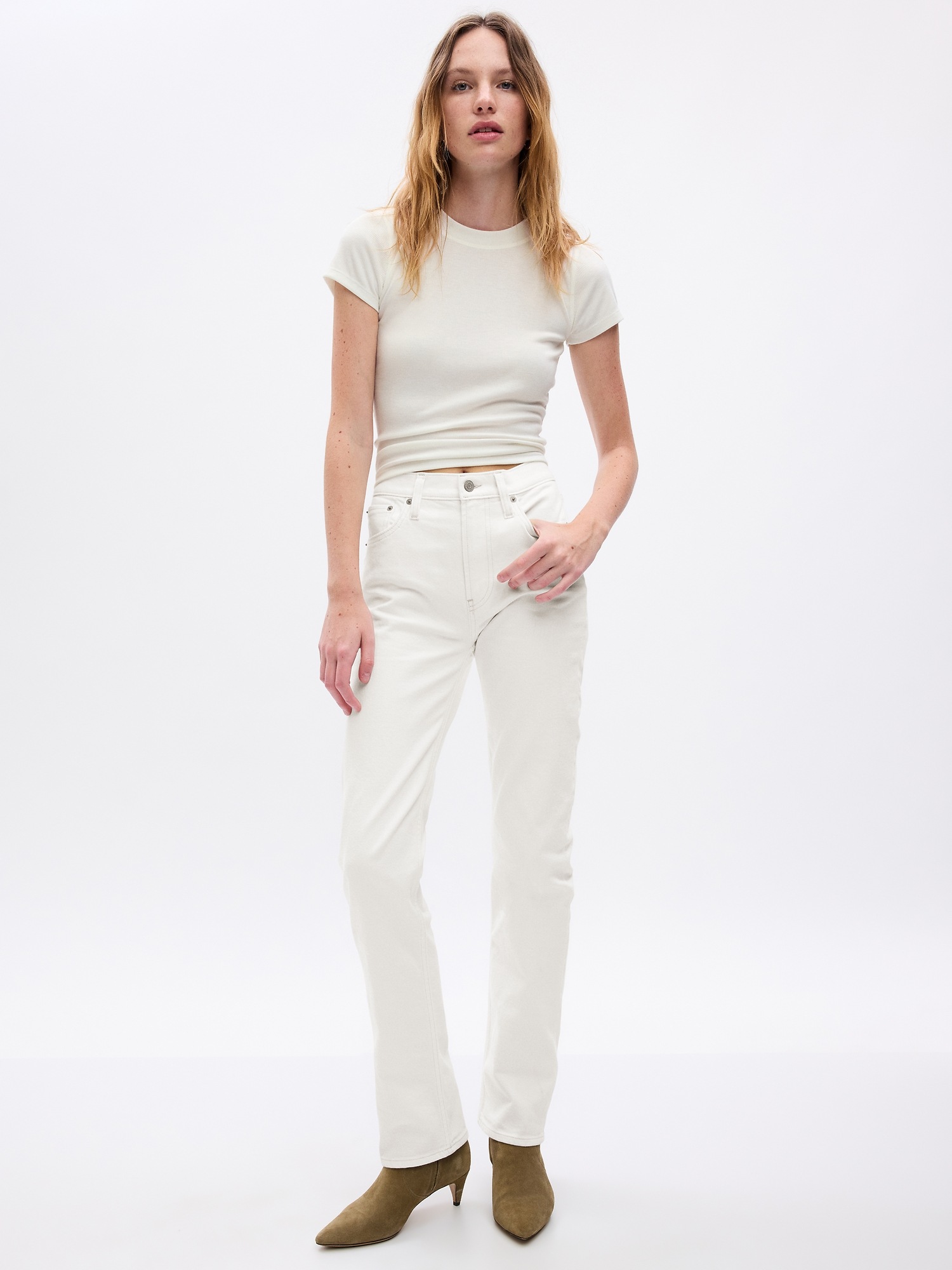 High Rise 90s Straight Jeans Gap