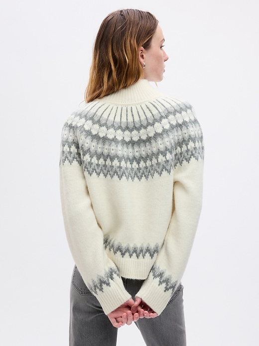 Fair Isle Mockneck Sweater | Gap