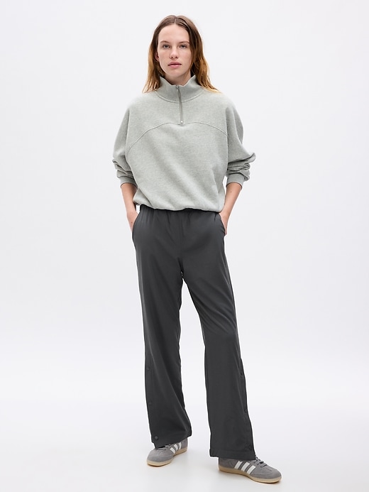 Image number 6 showing, GapFit Snap-Hem Fleece-Lined Sweatpants