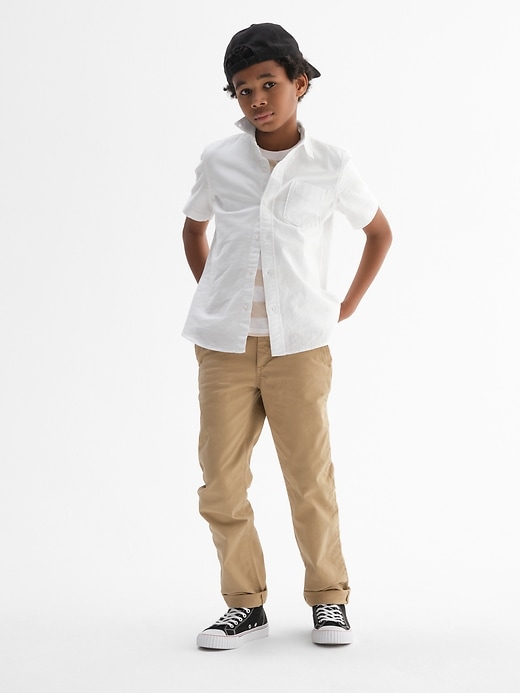 Image number 5 showing, Kids Uniform Straight-Fit Stretch Khakis