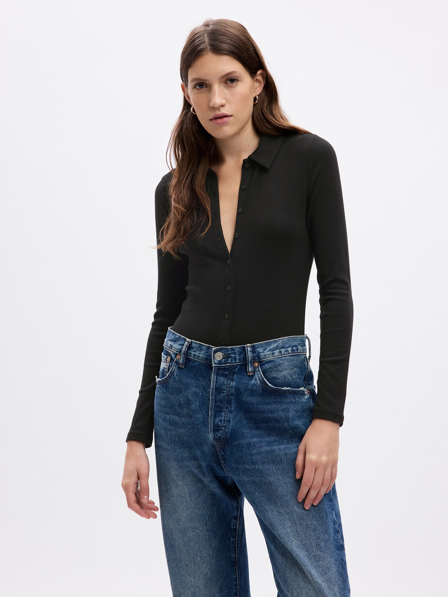 Modern Button Bodysuit