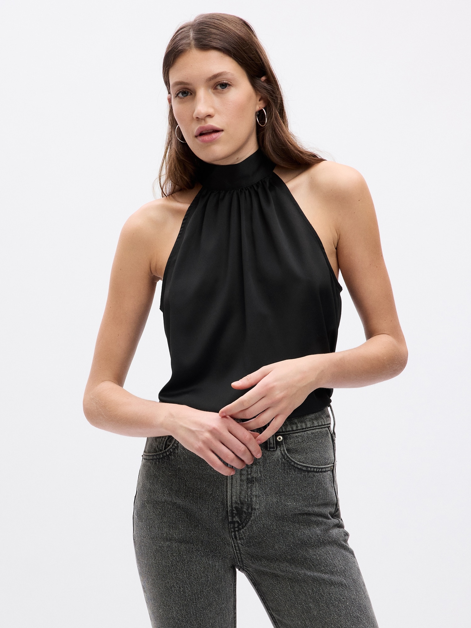 Gap Satin Halter Top