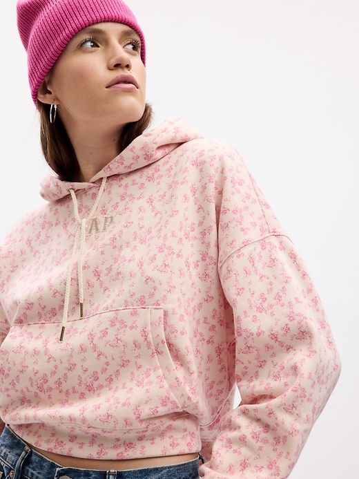 Pink floral hoodie store
