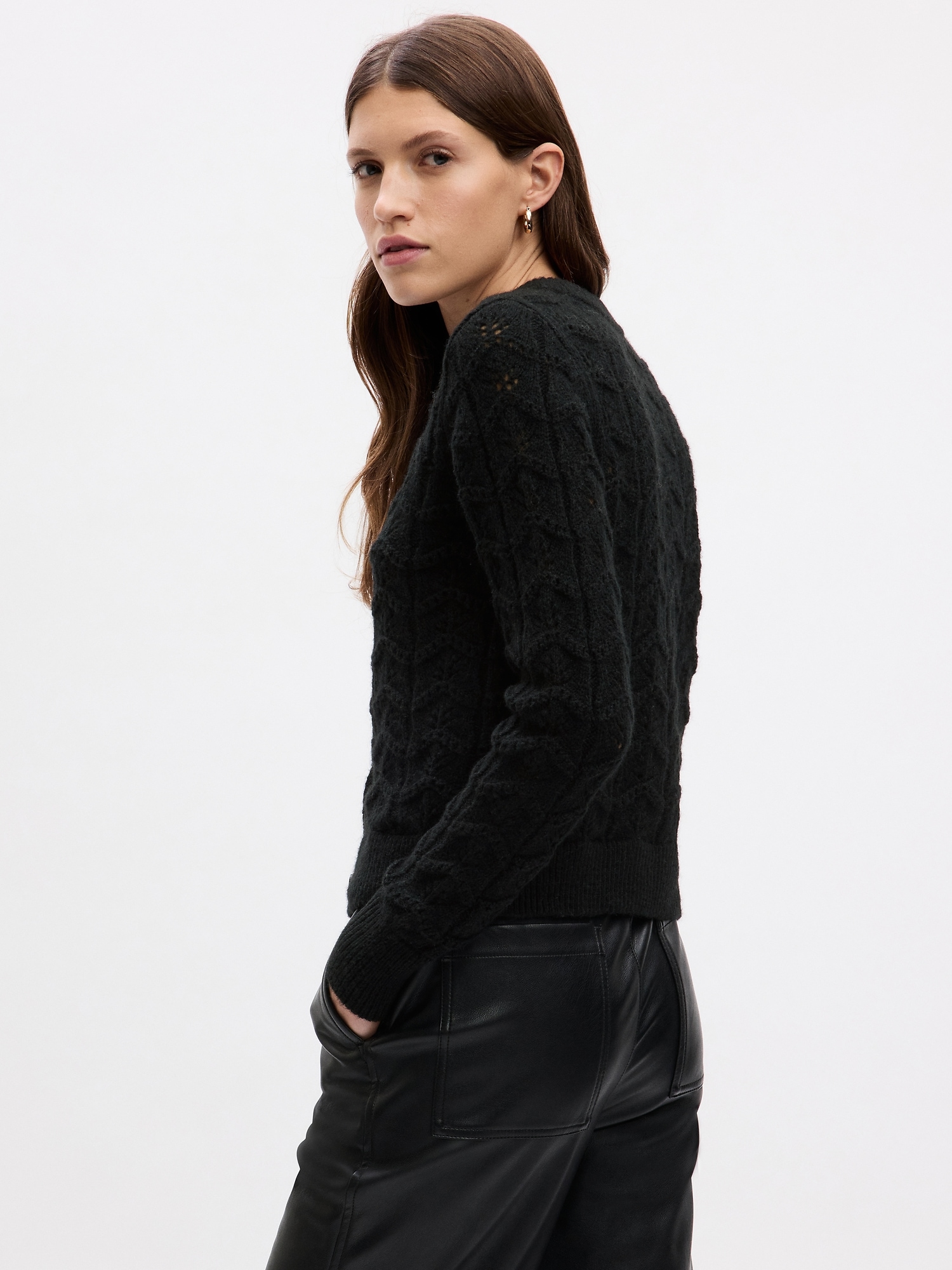 Gap pointelle sweater sale