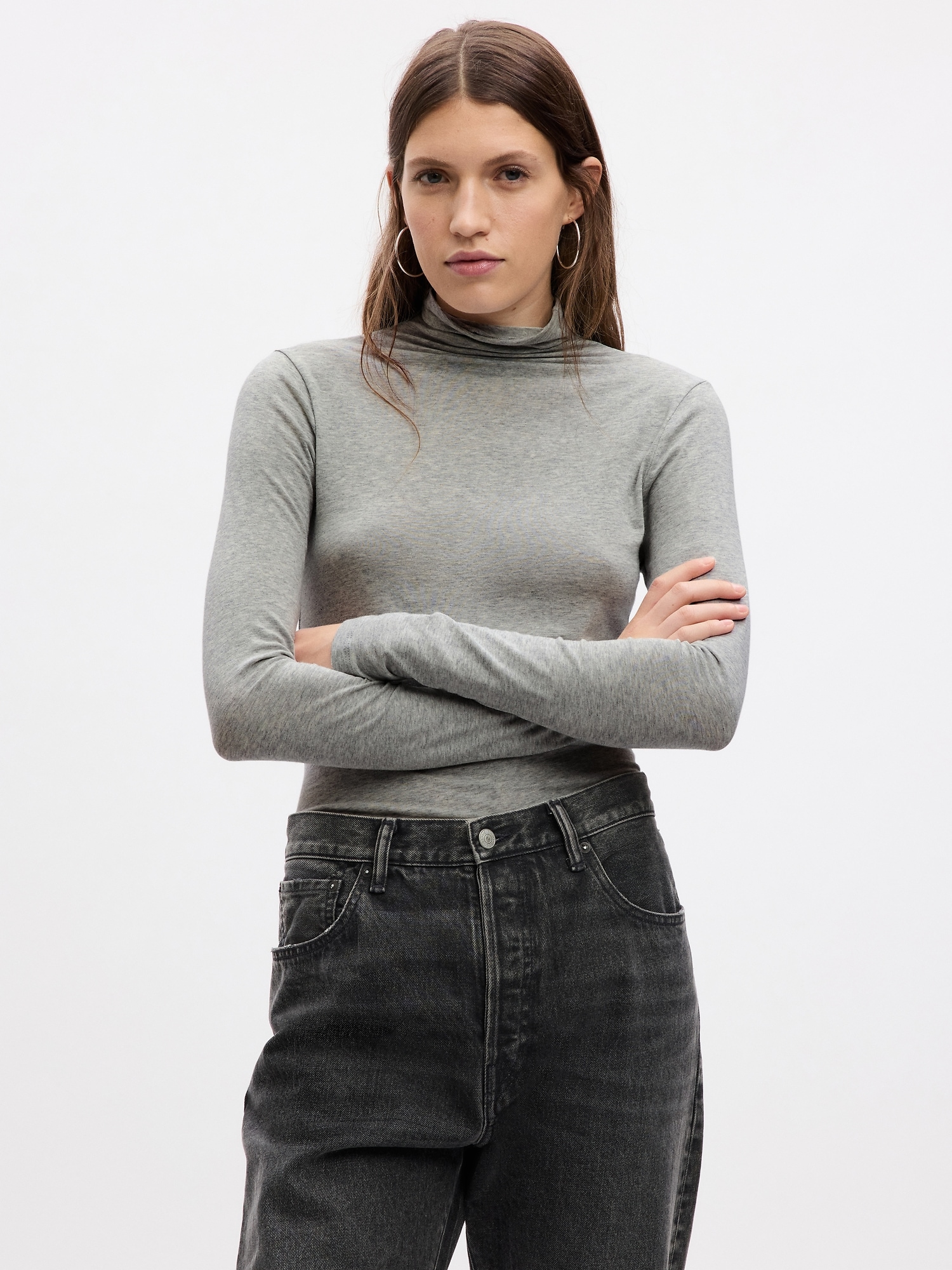 Lightweight Turtleneck T-Shirt