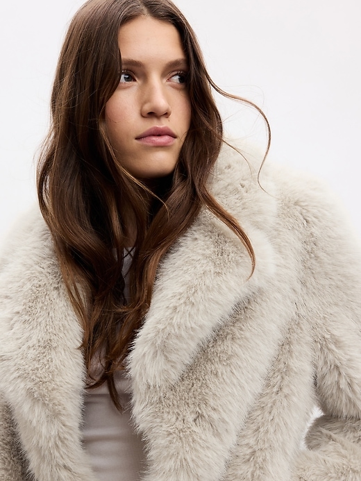 Gap faux on sale fur vest