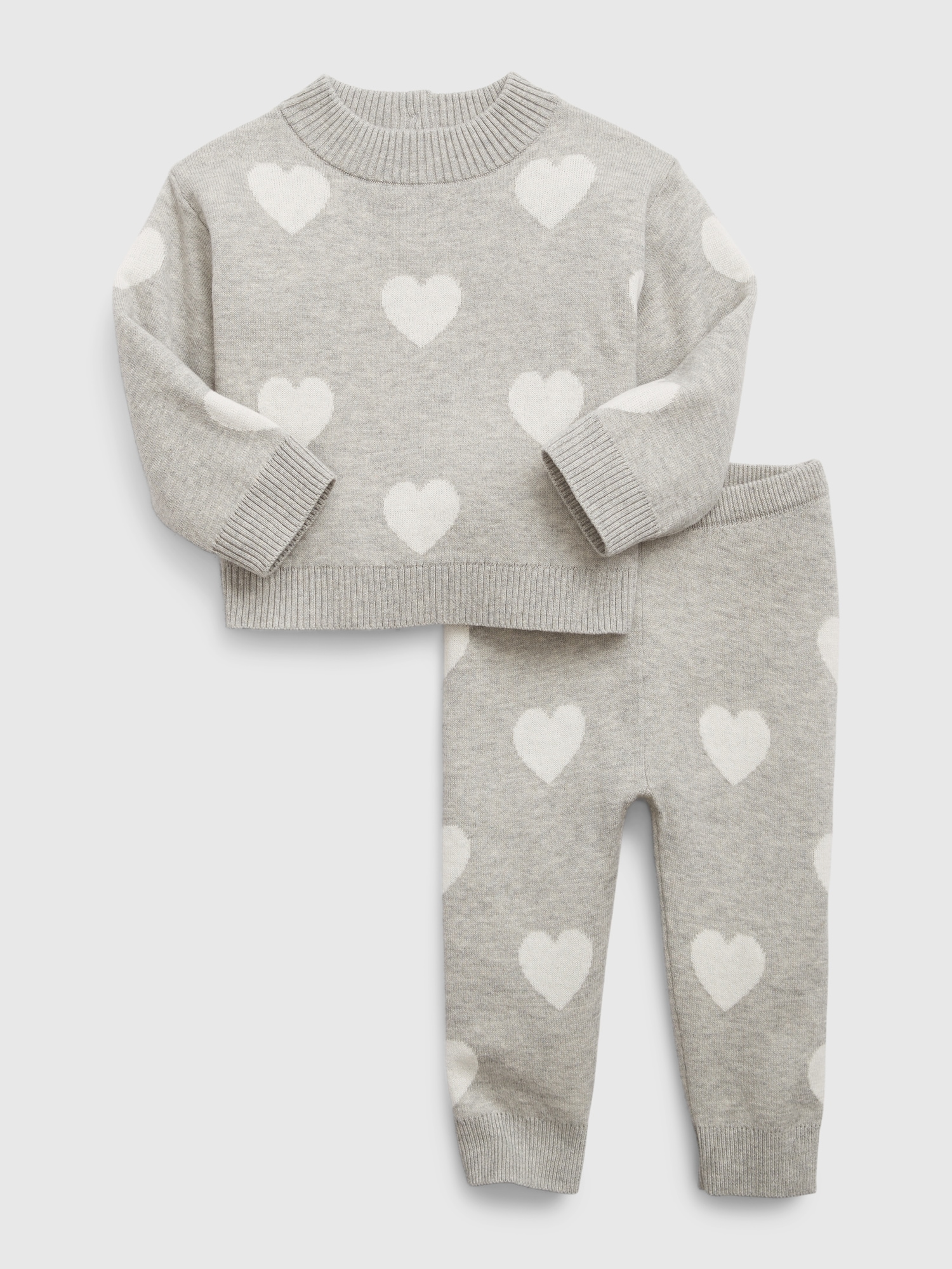 Gap Baby Heart Sweater Set