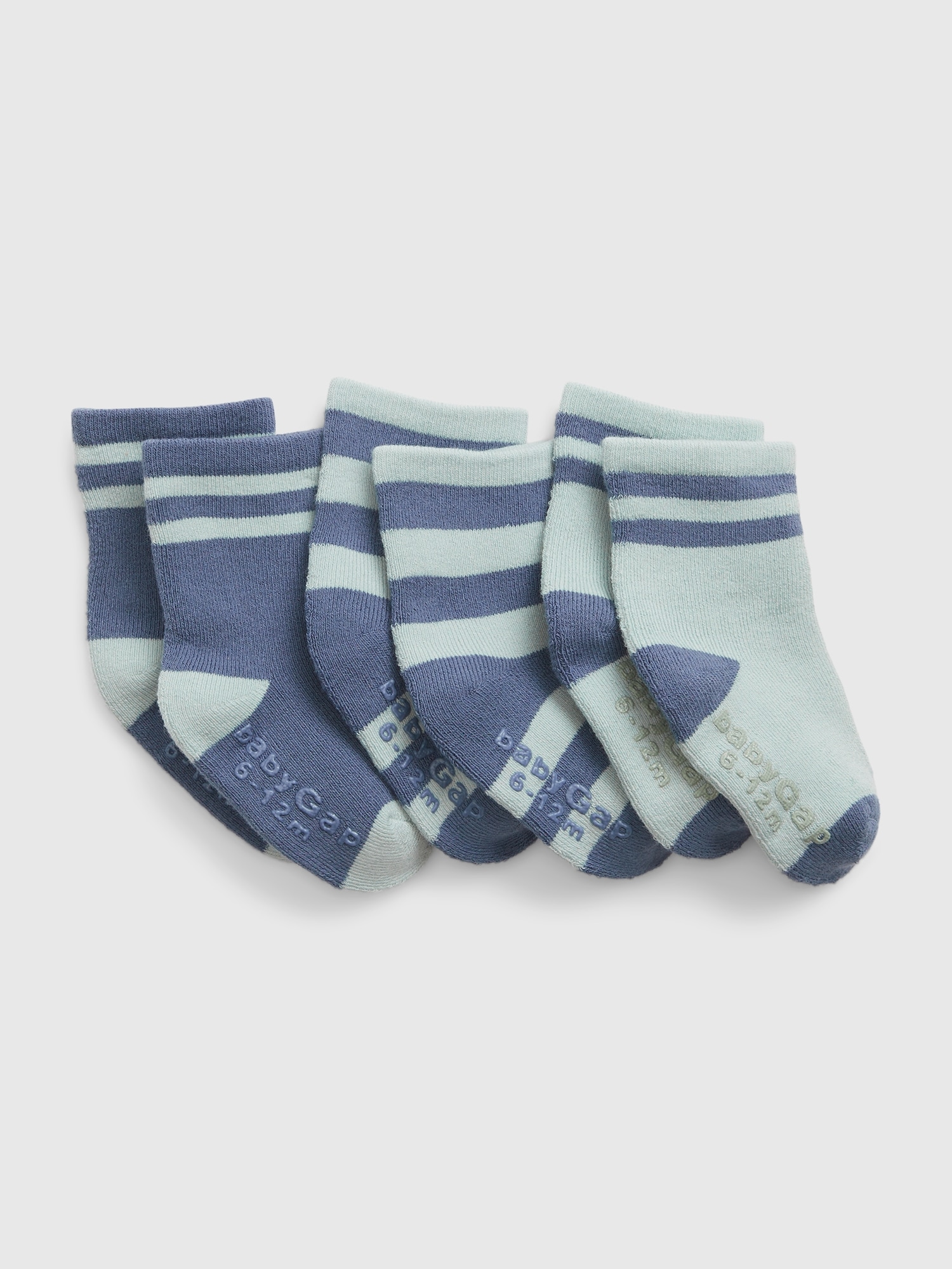 Baby First Favorites Organic Cotton Crew Socks (3-Pack)