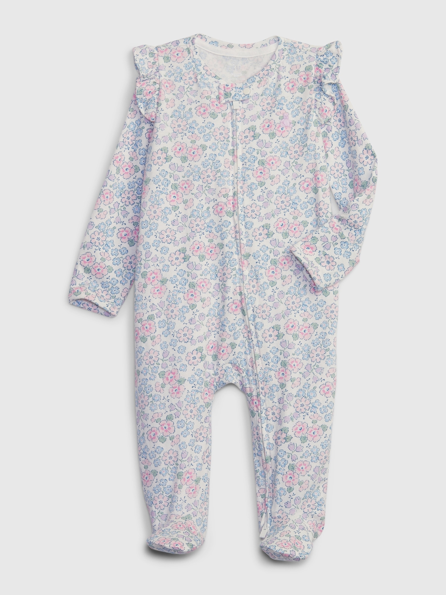Gap Kids' Baby First Favorites One-piece In New Off White Floral