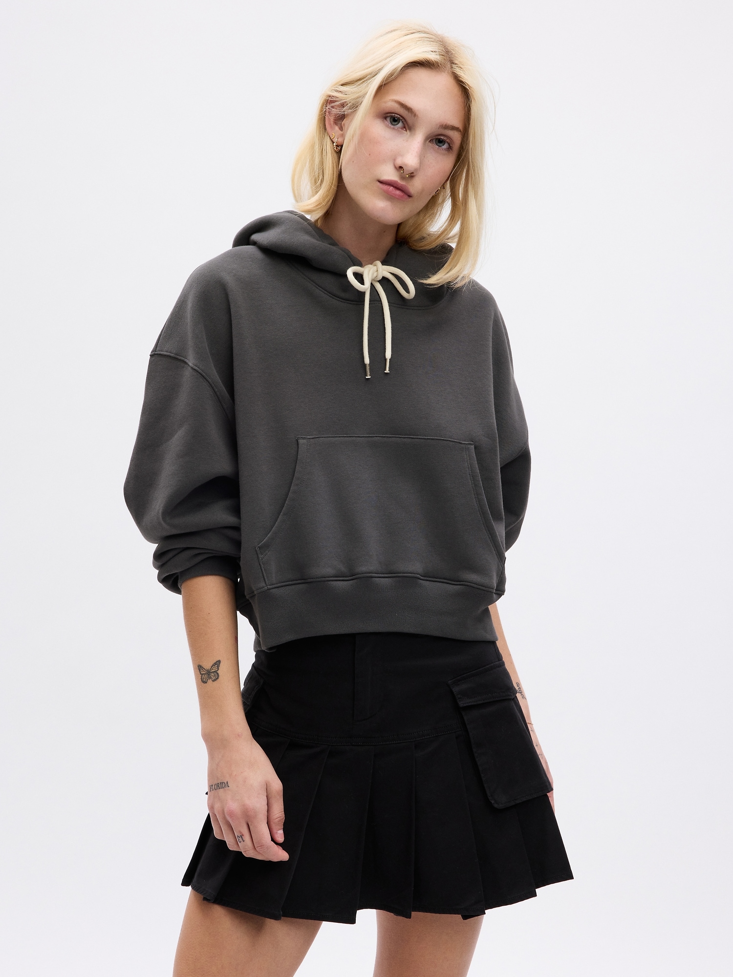 Gap Vintage Soft Cropped Hoodie