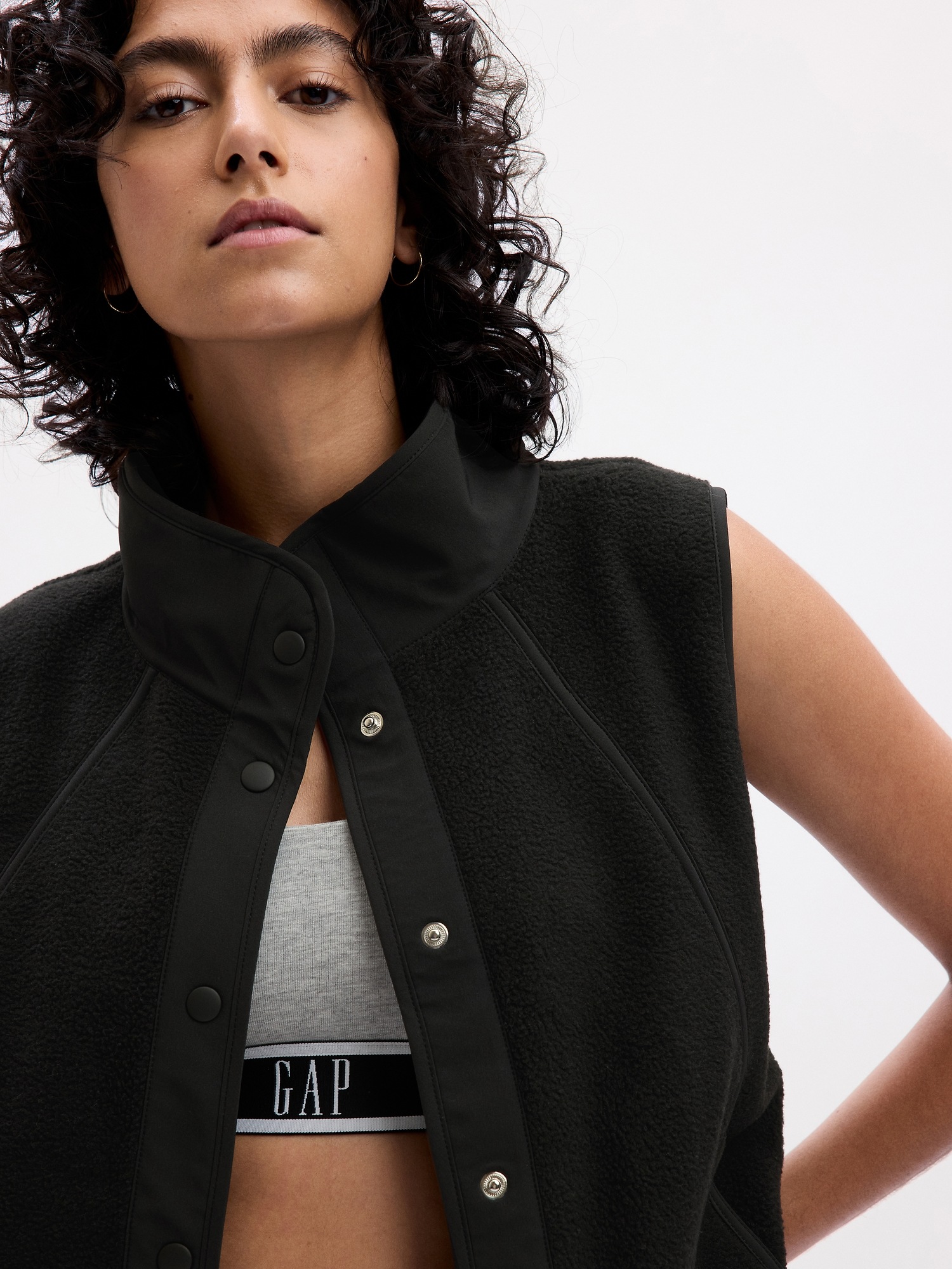 Gap on sale fleece vest