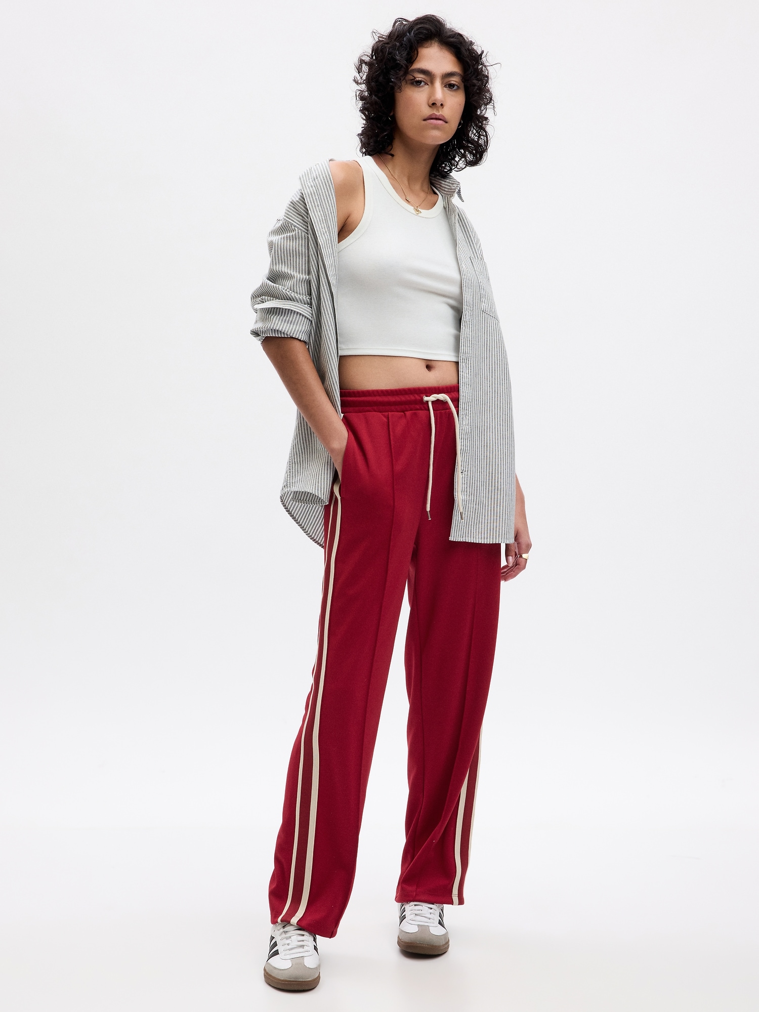 Gap High-Rise Track Pants