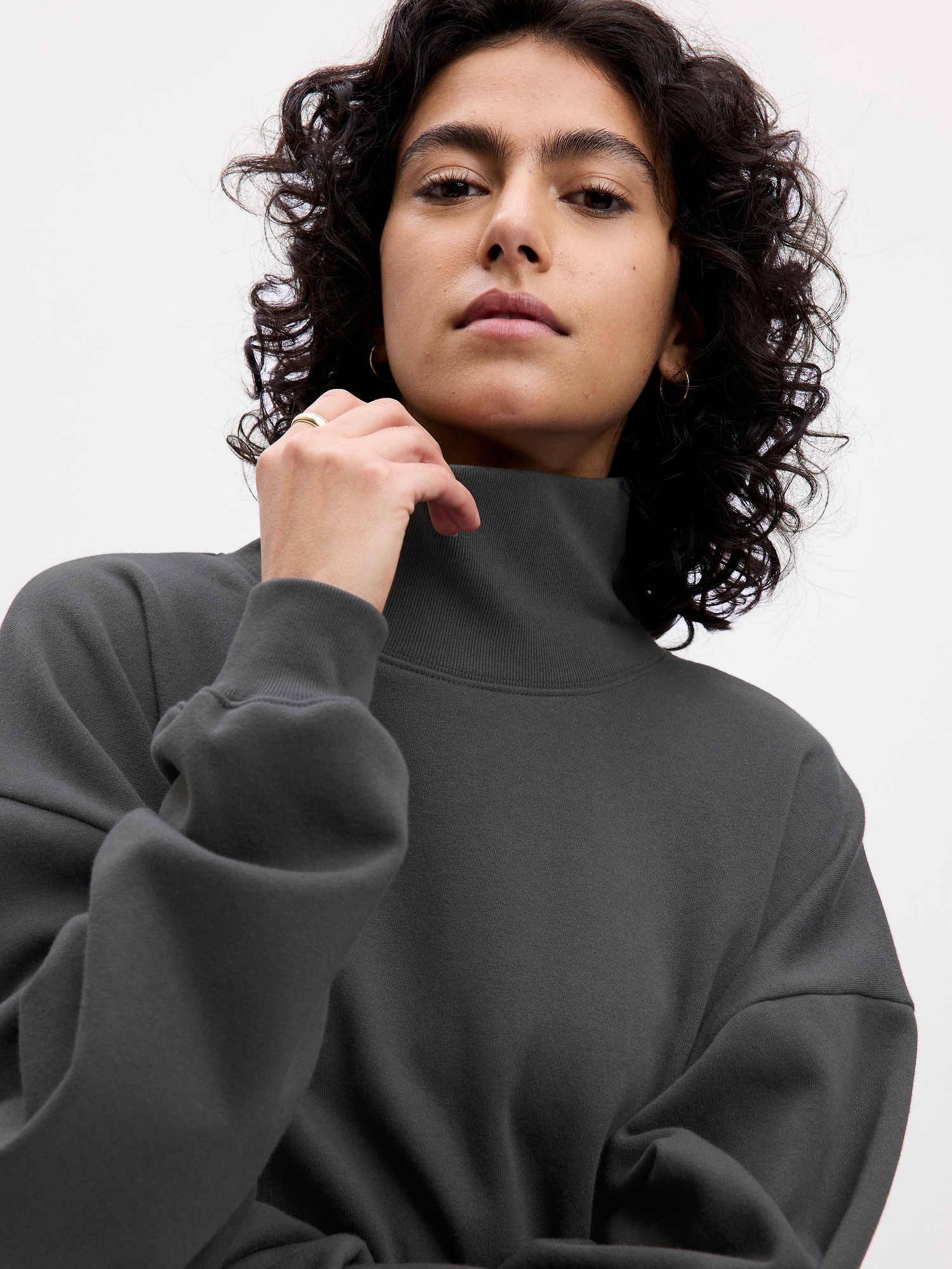 Vintage Soft Turtleneck Sweatshirt | Gap