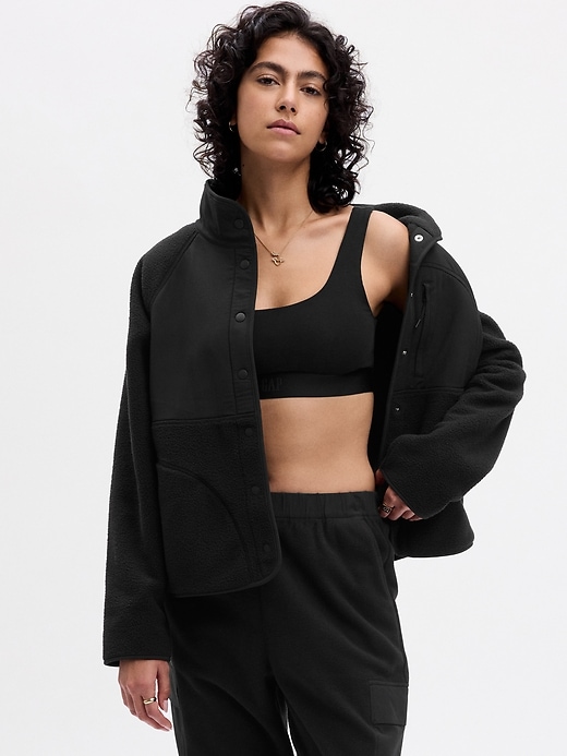 Fleece jacket gap online
