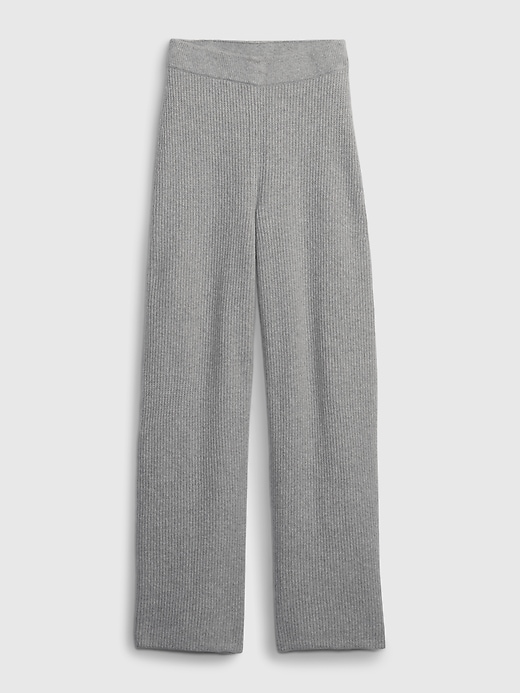 Image number 9 showing, CashSoft Shaker-Stitch Sweater Pants