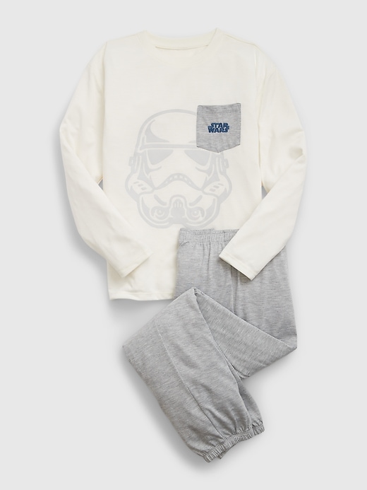 Image number 1 showing, GapKids &#124 Star Wars™ Recycled PJ Set