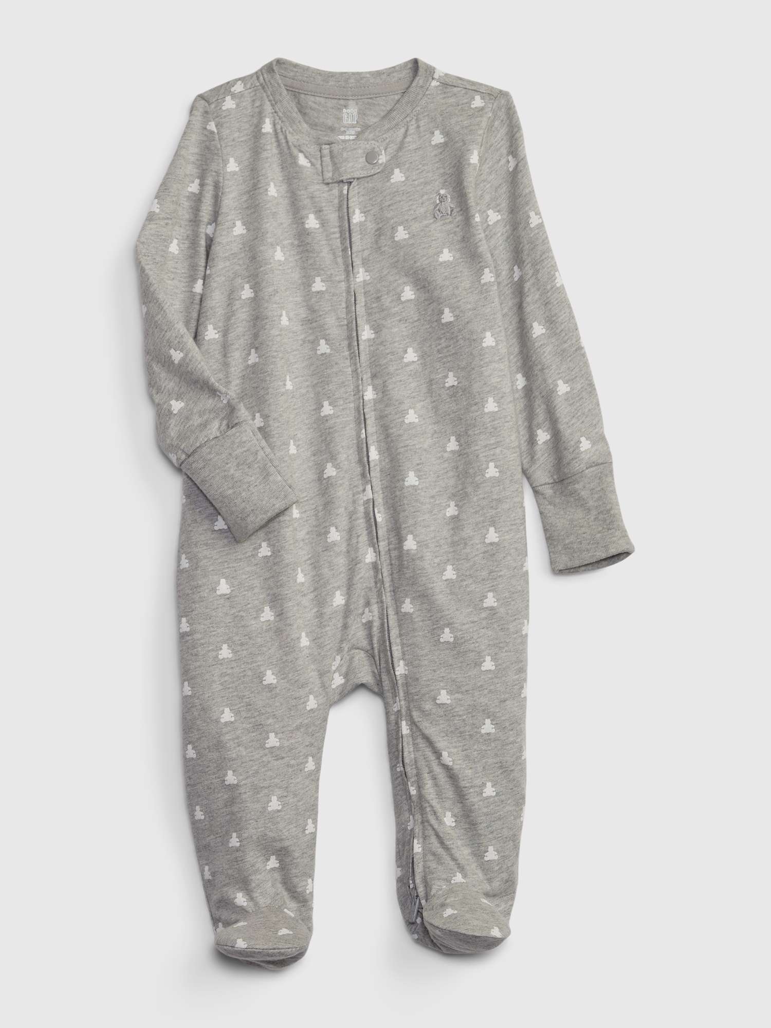 Gap Kids' Baby First Favorites One-piece In Grey