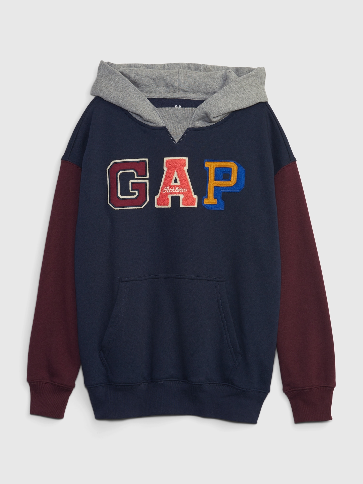 Gap Kids Relaxed Colorblock Logo Hoodie