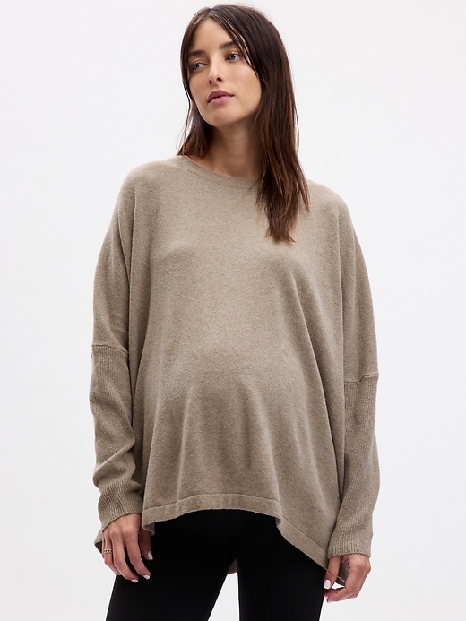 Image number 5 showing, Maternity Relaxed Sweater