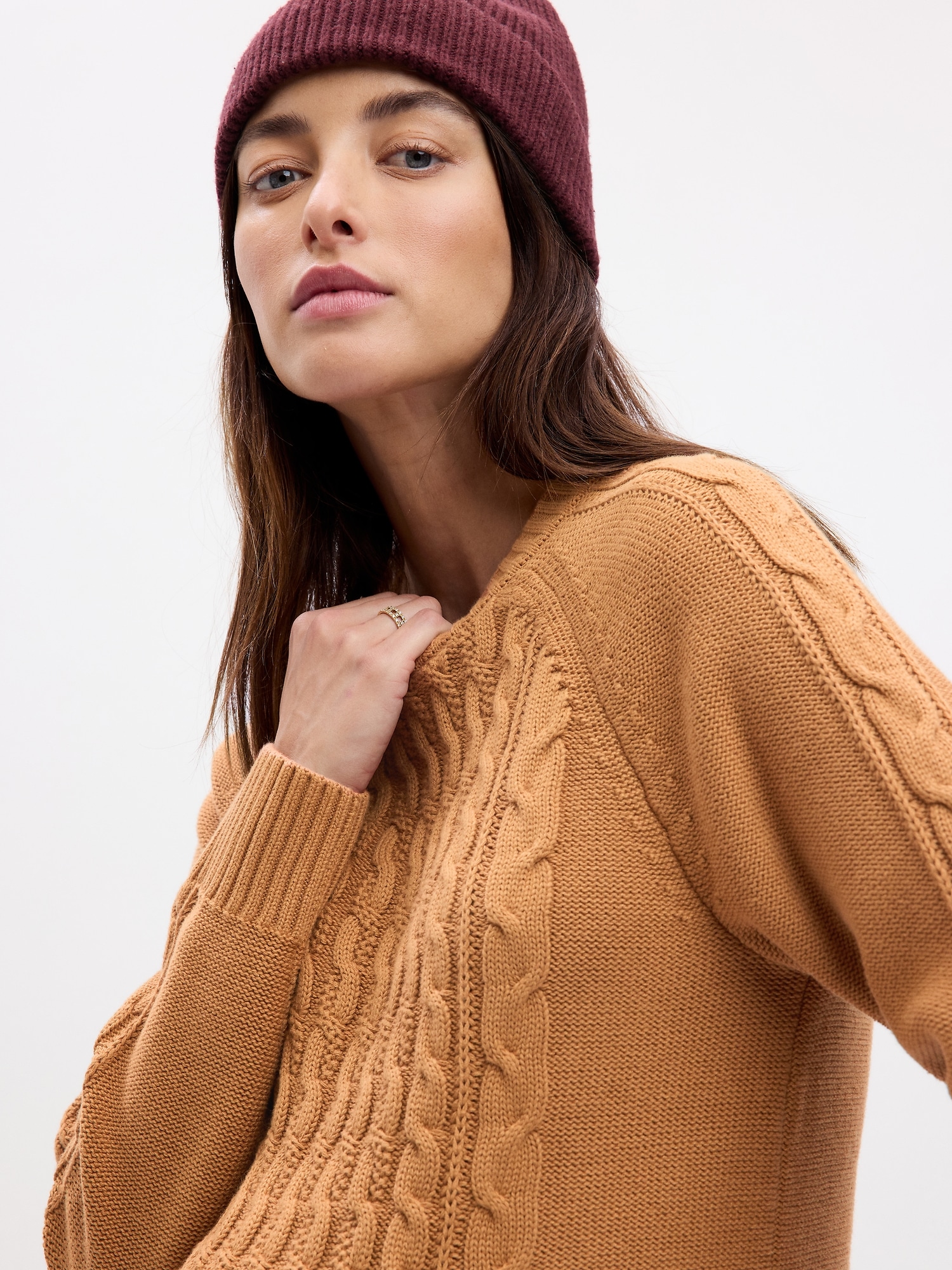 Maternity CableKnit Sweater Gap