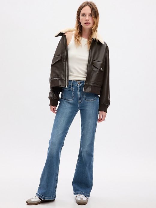 High Rise '70s Flare Jeans | Gap