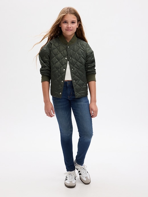 Image number 1 showing, Kids Mid Rise Everyday Super Skinny Jeans