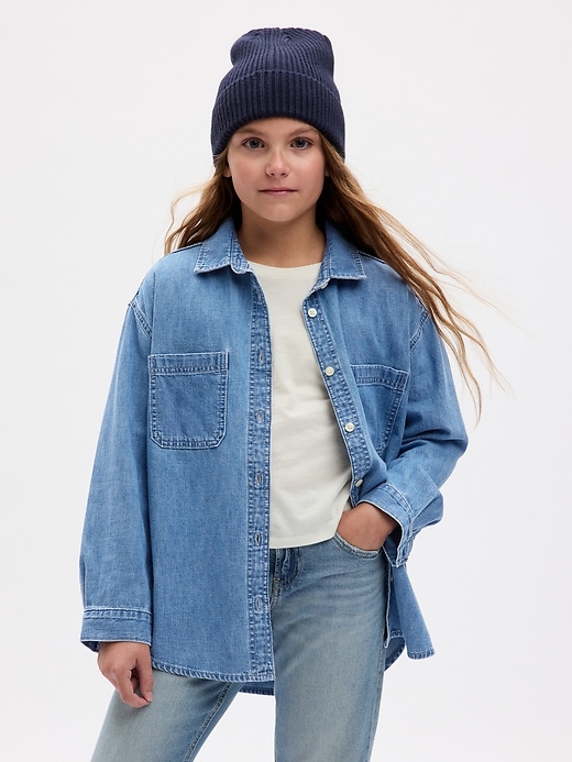 Image number 1 showing, Kids Denim Shirt