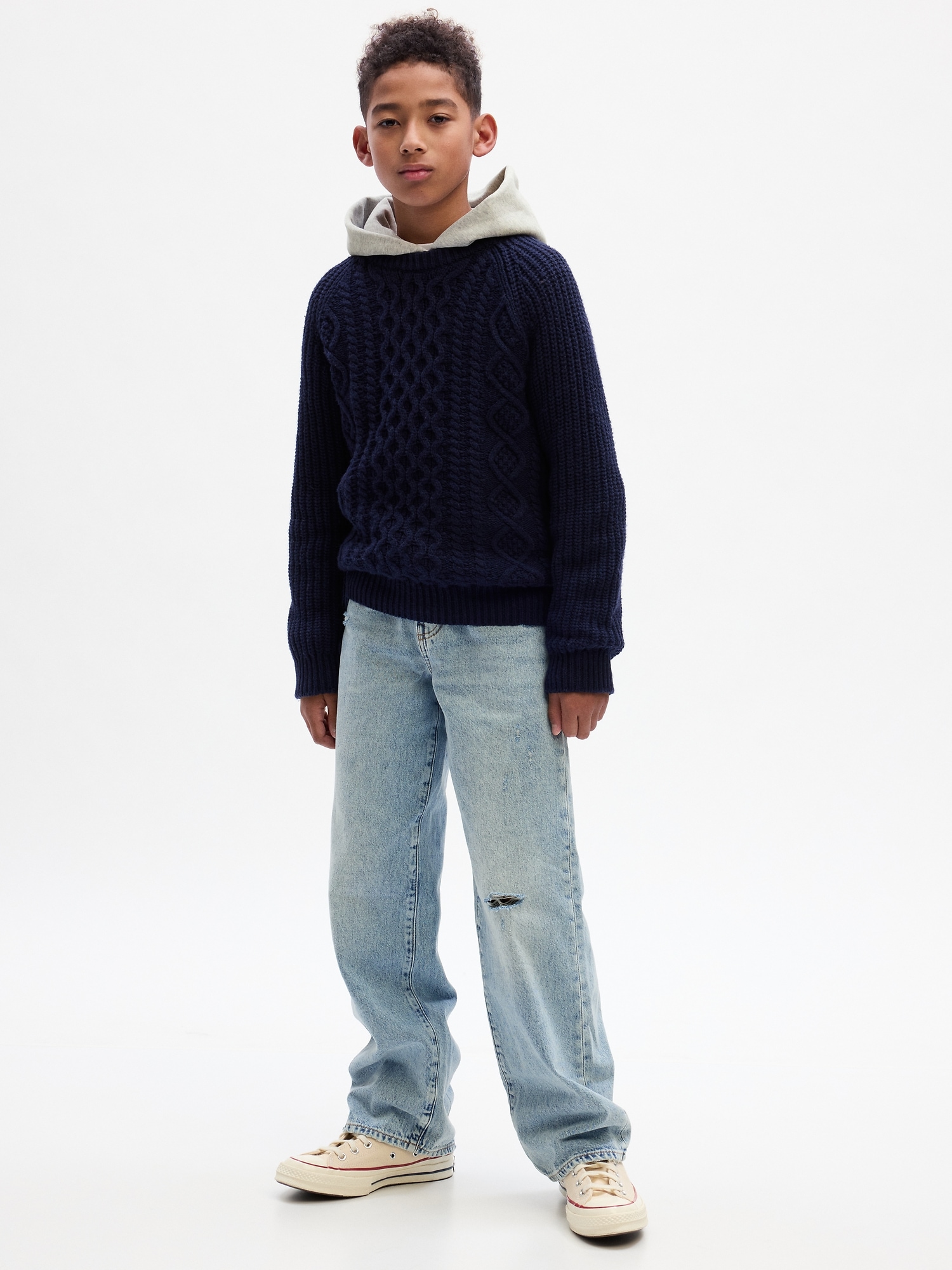 Kids Organic Cotton '90s Loose Jeans