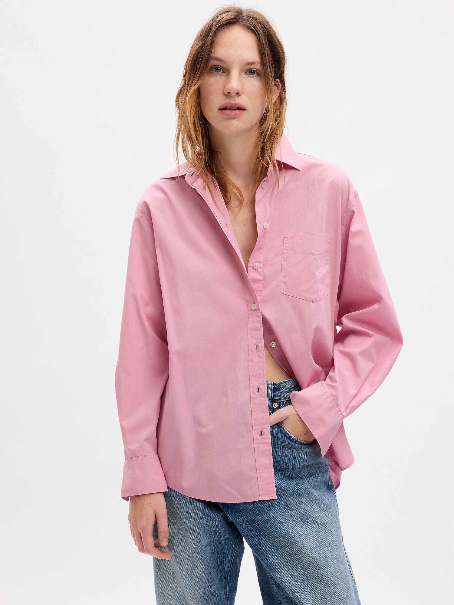 Organic Cotton Big Shirt | Gap